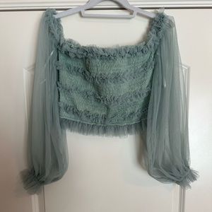 Boutique Tulle Top